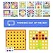 PinSpace Button Art Color Matching Mushrooms Nails Mosaic Pegboard Puzzle Games with 12 Templates, Fine Motor Skills Toys Preschool Educational Learning Toys Best Gift for Boys and Girls