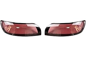 Compatible for Volvo S40 2004 2005 2006 Car Left Right Front Headlight Lens Cover Transparent Lampshade Headlamp Shell Car Ac