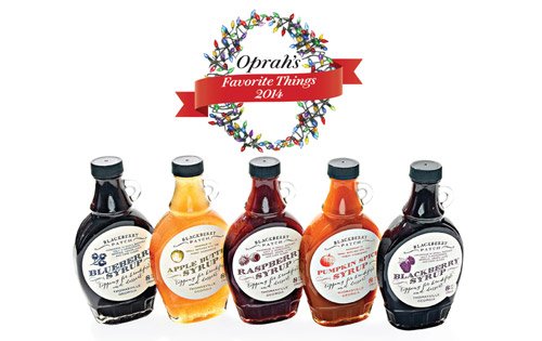 Peach Syrup 3 Ingredients - Blackberry Patch 8 oz bottle - Old Fashioned Syrup for Pancakes, Waffles, French Toast, and Desert Topping