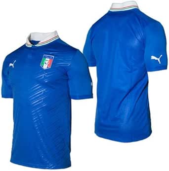 Amazon.com : PUMA World Cup Italy 2012 Home Replica Soccer Jersey - Royal Blue (Large) : Sports 