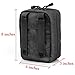 Tactical MOLLE EMT Pouch Medical Utility Bag 1000D Nylon with First Aid Patch and Shear