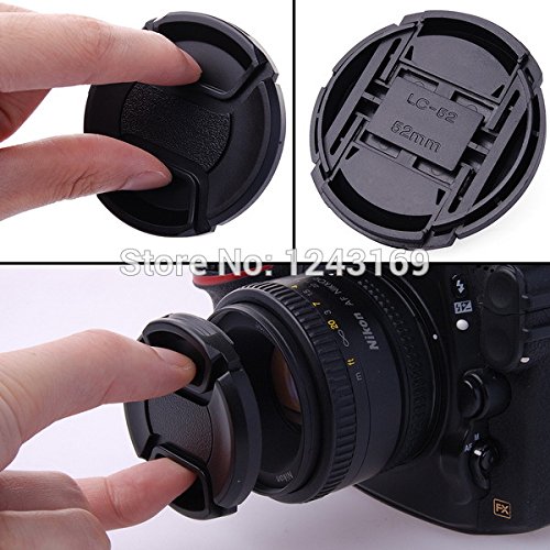 UltimaFio(TM) 52MM 2x Lens Hood + Cap Cover + Cloth for Nikon D5200 D3000 D7100 D7000 18-55mm LF414