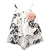 FEITONG Girls Wash Painting T-shirt Shorts Set Clothes Suit (Age:6-7Y)