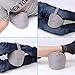 Sciatica Nerve Pain Relief Knee Pillow - Great for pains of Hip, Leg, Knee, Back and Pregnancy - Memory Foam Wedge Leg Pillow with Washable Cover(Grey)