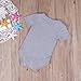 Infant Baby Boy Girl Romper Jumpsuit Bodysuit Outfits Sunsuit One-pieces(0-6 months, grey)