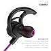 Phaiser BHS-750 Bluetooth Headphones, Wireless Earbuds Magnetic Stereo Earphones for Running with Mic and Lifetime Sweatproof Guarantee, Heliotrope