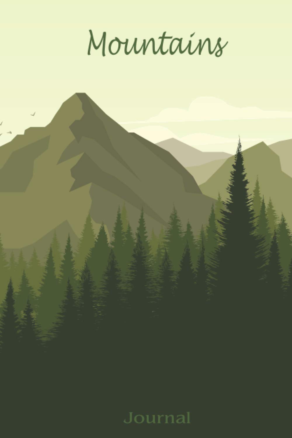 Mountains: Notebook, Journal, (6"X9"), 100 pages