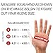 ThxToms 392°F Heat Resistant Rubber Gloves, Insulated and Waterproof Gloves for BBQ, Cooking, Dishwashing, Medium 1 Pair
