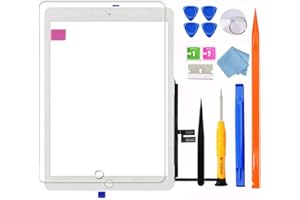 GOODFIXER for iPad 7/8 (7th 8th Gen) Screen Replacement Digitizer Glass Repair Kit A2197 A2198 A2200 A2270 A2428 A2429 A2430, for iPad 7th 8th Generation 10.2" Touchscreen Front Panel,+Home Button[No TouchID Chip]