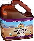 Lily of the Desert Preservative Free Organic Inner Fillet Aloe Vera Juice, 128 Ounce - Supports Health Digestion