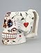 Pacific Giftware Colorful Day of The Dead Skull Drinking Mug Home Decor