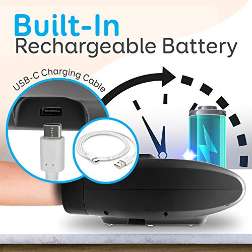 SereneLife Electric Compression Hand Massager Electric Acupressure Palm Hand Massager w/ Air