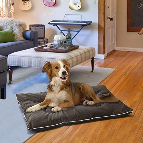 JOEJOY Dog Bed Crate Mat 30''/36''/42'' Anti-Slip Kennel Pad Washable Dog Cozy Mattress for Medium Large Dogs (42-Inch) - Thumbnail 6