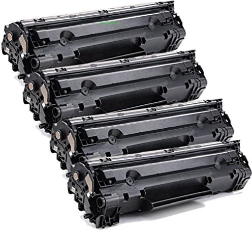 Ledona 4Pk High-Yield Black Cf283A 83A Toner For Hp Laserjet Pro Mfp M127 M127Fn M127Fw