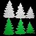 Pine Tree Metal Cutting Dies for Card Making, NOMSOCR Cut Die Metal Stencil Template Mould for DIY Scrapbook Embossing Album Paper Card Craft Birthday Festival Decoration (Pine Tree)