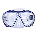 Swimming Mask Goggle UV Protection Anti Leak for Kids Youths Adults Diving Snorkeling Tempered Glass Lens 180° HD View Goggles with Nose Cover