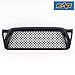 EAG Replacement Upper Grille ABS Black Mesh Front Hood Grill Fit for 05-11 Tacoma