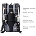 Hydration Backpack, Bukm UltraLight 2L Hydration Pack with Water Bladder Camping Hunting Running Hiking Cycling Walking Climbing Skiing Bag Daypack for Men Women Kids (Black)