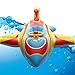 HSOMiD Inflatable Airplane Baby Kids Toddler Infant Swimming Float Seat Boat Pool Ring (D type)
