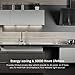 LED Under Cabinet Lighting, Teckin Touch Control Under Closet Light, Dimmable Counter Light with Ultra Slim Linkable Light Bars for Cupboard Kitchen Wardrobe Stairway, Daylight Nature 4000K, 3 Pack