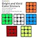 CACUSN Speed Cube Magnetic 3x3 | New Anti-Pop Structure and Tension Adjustable | Magic Cube 3x3 Puzzle Cube with Cube Stand | Pro Edition