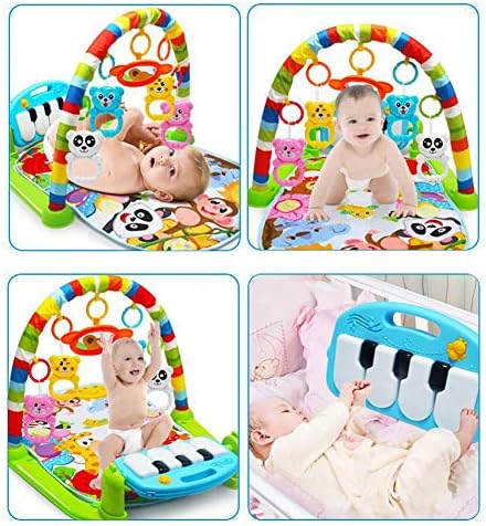 Gear for Life Baby Activity Gym | Music Mat Newborn Toy with Piano for Baby 1-24 Months | Lay and Play, Sit and Play, Activity Toys, Play Mat Activity Gym for Toddlers and Children