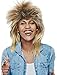 Tina Turner Wig Tina Turner Costume Wig Rocker Wig- Blonde and Brown Mix