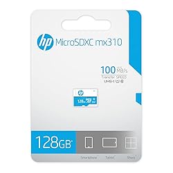 HP 128GB mx310 Class 10 U1 microSDHC Flash Memory