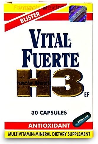 Vital Fuerte H3 - Multivitamin From Guatemala - 30 Capsules