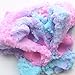 GoodGoodStudy--Blue and Pink Cloud Slime with a Unicorn Toy, Non-Sticky Floam Slime Stress Relief Toy Scented DIY Putty Sludge Toy for Girls and Boys(150ml)