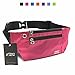 Fitter's Niche Slim Fanny Pack - Water Resistant Waist Bag with 3 Pockets, Adjustable Elastic Belt, and 6.5inch Phone Compatibility - Lightweight and Discreet for Travel, Sports and Outdoor Adventures