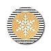 Black and Faux Gold Winter Snowflake Stickers / 500 Faux Glitter Christmas Envelope Seals / 1.5