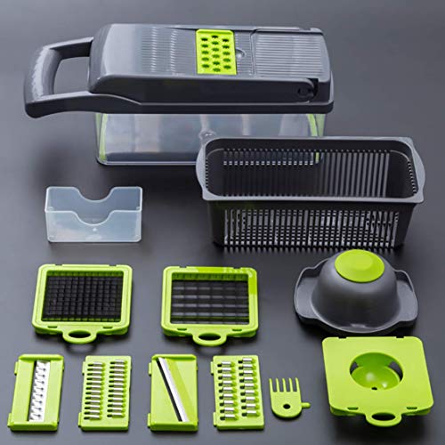 12 in 1 Mandoline Slicer, Heavy Duty Potato /Onion/ Food/ Veggie