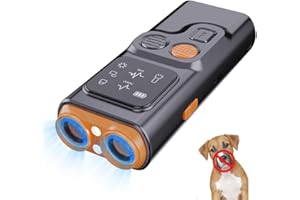 Jiexily Dog Bark Deterrent Devices Guard, 2025 New Anti Barking Device for Dogs Barking Silencer with LED Flashlight & HD Display, Stop Barking Your or Neighbors Dog (1 Pcs)
