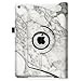 Fintie iPad mini 1/2/3 Case - 360 Degree Rotating Stand Case Cover with Auto Sleep / Wake Feature for Apple iPad mini 1 / iPad mini 2 / iPad mini 3, Marble