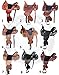 Manaal Enterprises Adult Western Trail Barrel Racing Premium Leather TREELESS Horse Saddle Tack Size 14″ to 18″ inch Seat Available (15 Inches Seat, 7)thumb 3