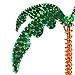 Deluxe Tropical LED Rope Light Palm Tree with Lighted Holographic Trunk and Fronds (4.5 Foot)