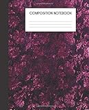 Composition Notebook: Faux Glam Gems & Jewels Velvet College Ruled Notebook Lined School Journal