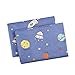 Kids Toddler Pillowcases 2 Packs 100% Cotton 14x19 Fits Toddler Crib Bedding Pillow 14x19, 13x18 Small Pillow (Navy Blue, Whales)