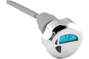 Biker's Choice Oil Filler Cap With LED Temp Gauge