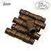 REVEW 10PCS Cord End Caps for Jewelry Making, Magnetic Clasps for Leather with Locking Leather Rope Necklace/Bracelet Buckle