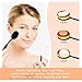 BESTOPE Makeup Brushes 10 Pieces Oval Makeup Brush Set Professional Contour Soft Toothbrush with Shaped Design for Powder Cream Concealer