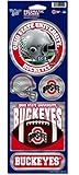 Ohio State Buckeyes Official NCAA Prismatic Decal Set