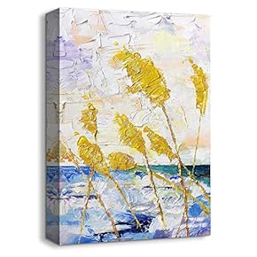 Canvas Wall Art Abstract Ink Painting Artwork for Home Prints Framed - 12x18 inches