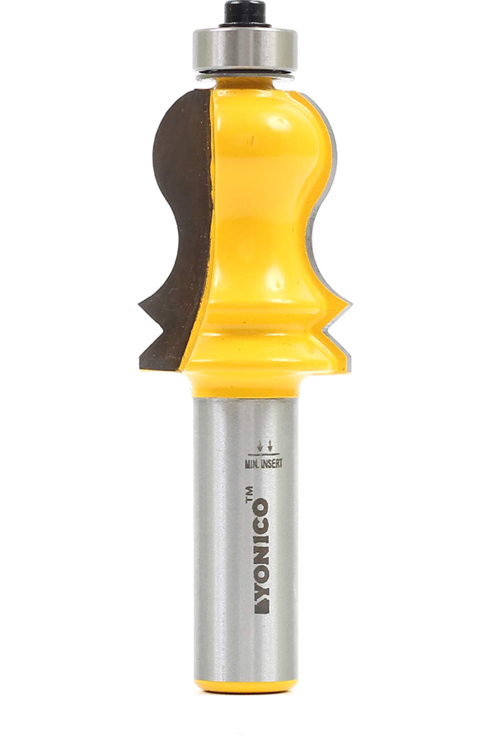 Yonico 16114 Large Elaborate Cap Crown Cap Molding Router Bit 1/2-Inch Shank
