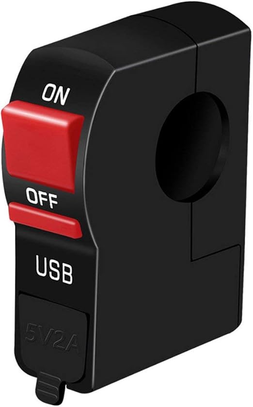 Lightleopard Motorrad Scheinwerferschalter Mit Kontrollleuchte Einzel