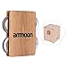ammoon Cajon Box Drum Companion Accessory 4-bell Jingle Castanet for Hand Percussion Instruments