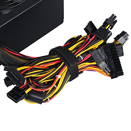 Excelvan ATX Computer Power Supply Desktop PC for Intel AMD PC SATA US (600W) - Thumbnail 6