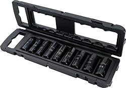 Craftsman Impact Socket Set, SAE, 3/8-Inch, 9-Piece