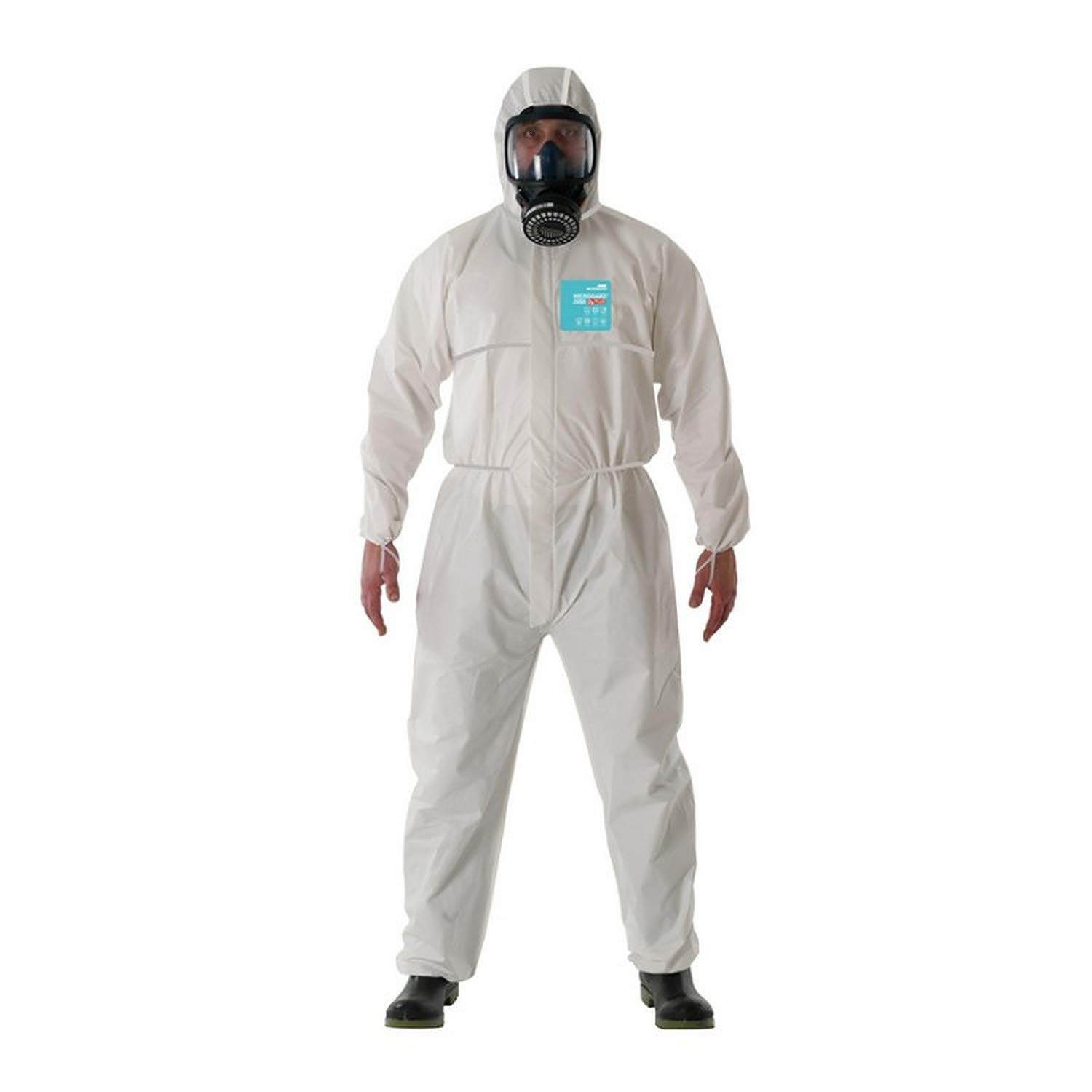 Ansell Microgard 2000 EN14126 Protective Coverall,Infective Agent Coverall 2XL White